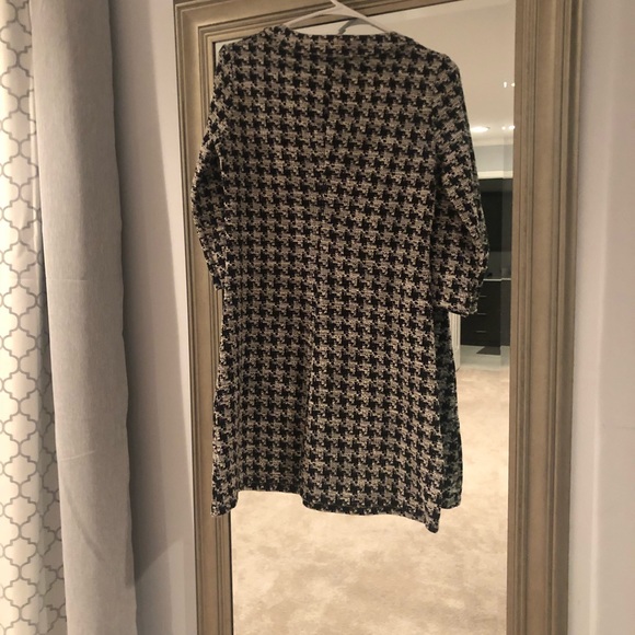 Mango Houndstooth dress with embellished neck - Picture 5 of 5